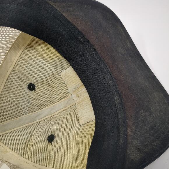 Carhartt Since 1889 Snapback Trucker Hat Black One Size Mesh Back - Picture 8 of 9